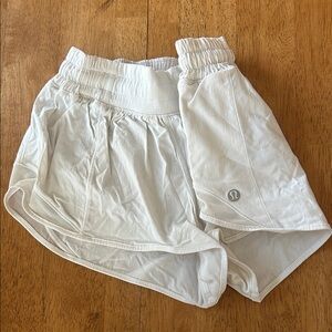 lululemon athletica Women's Light Gray Athletic Shorts